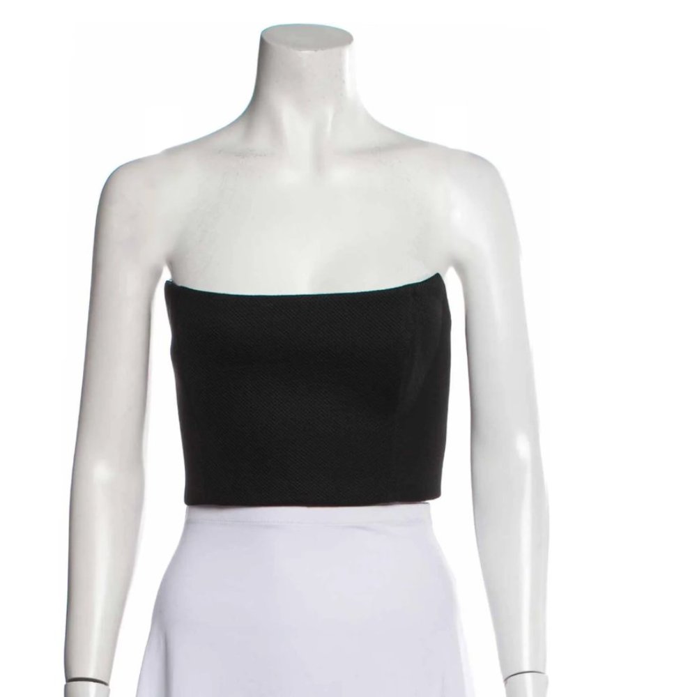 NWOT Nicholas Black Bustier Crop Top [US Size 4]